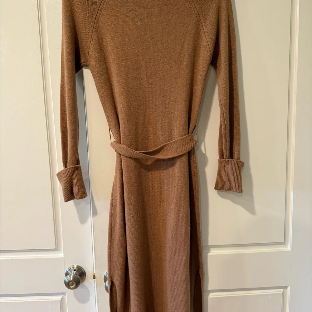 PAIGE Cherise long sleeve turtleneck cut out wool blend sweater dress - Picture 10 of 10